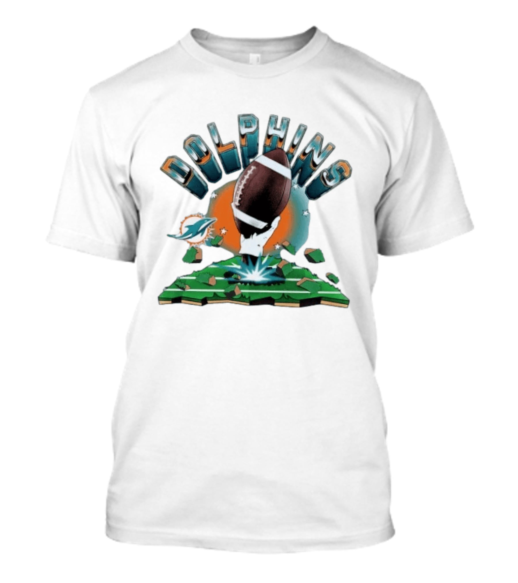 Miami Dolphins Football Explode 2026 Clubhouse T-Shirt