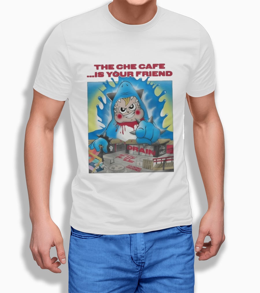 The Che Cafe Is Your Friend Drain Gaining Ground Street T-Shirt