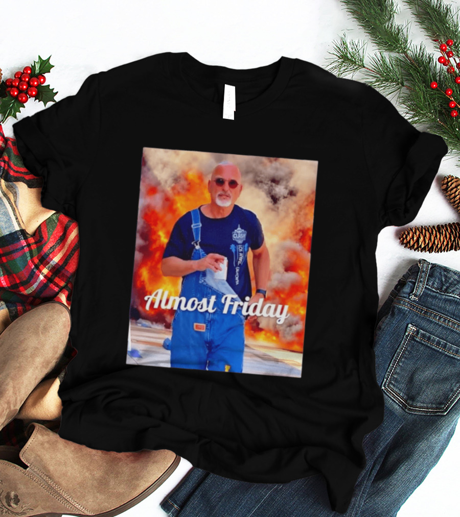 Almost Friday Clash Los Angeles California Explosive T-Shirt