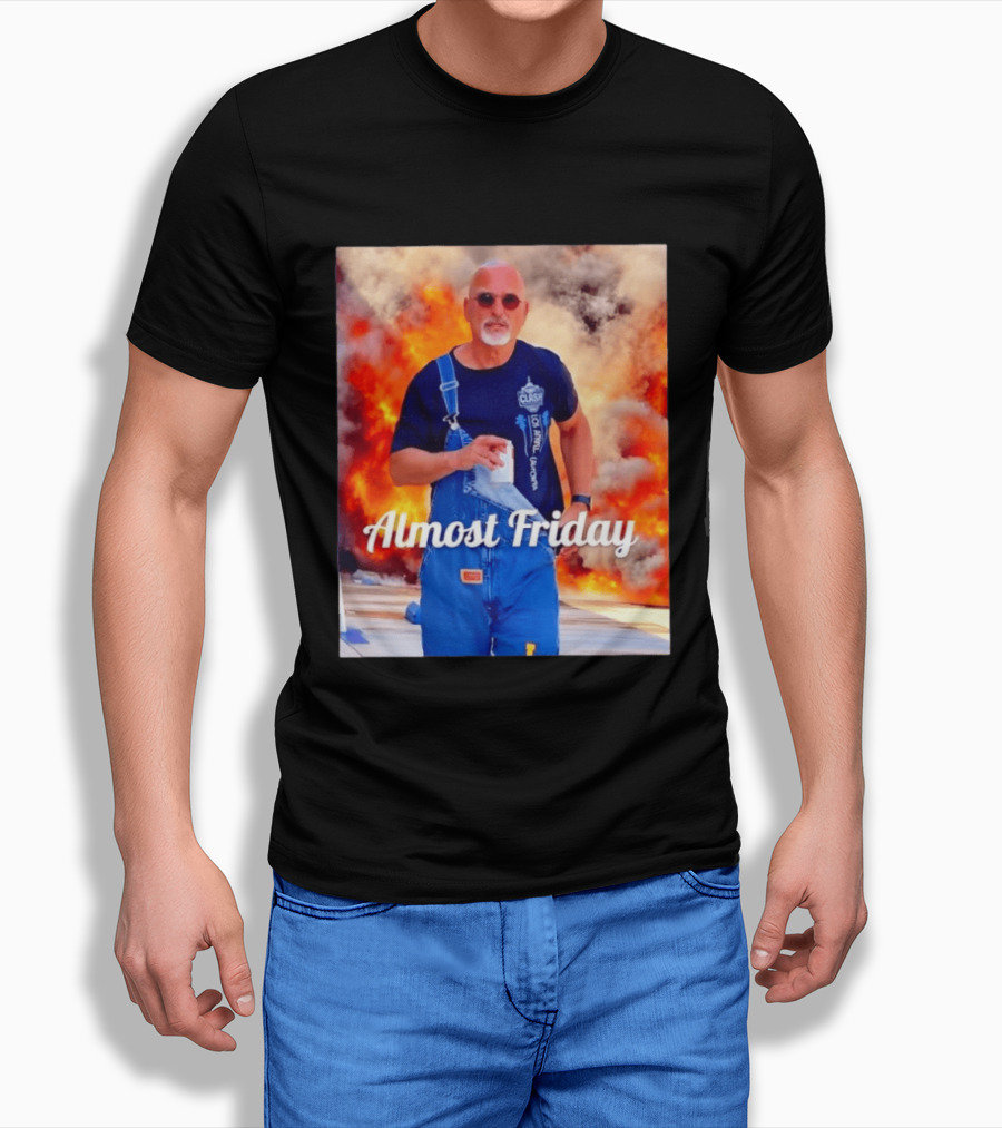 Almost Friday Clash Los Angeles California Explosive T-Shirt