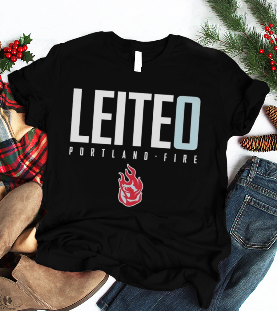 Leite 0 Portland Fire Elite Basketball Team T-Shirt