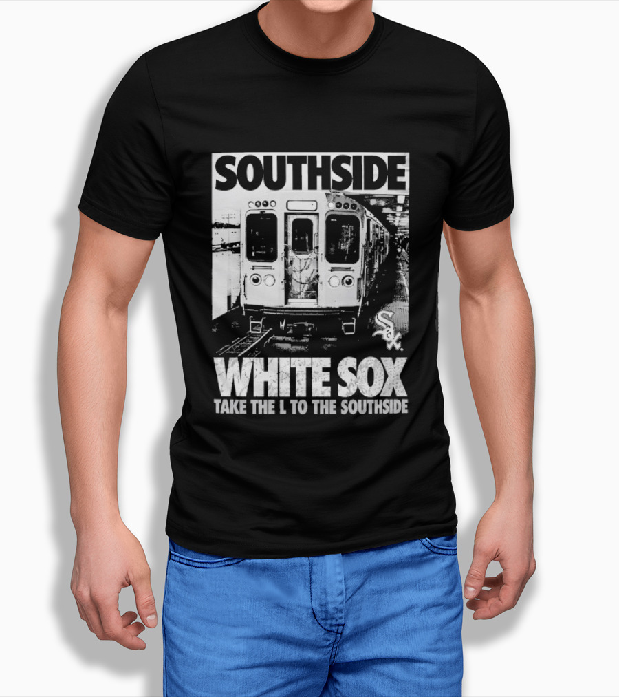 Southside Chicago White Sox Take The L To The Southside Train Scene T-Shirt