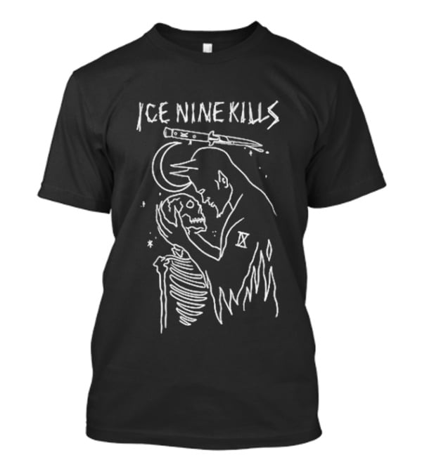 Ice Nine Kills Skull Embrace With Hand And Sword And Grim Reaper T-Shirt