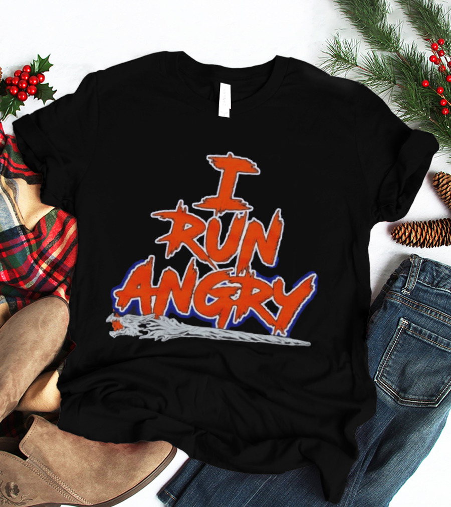 Kyle Monangai Chicago Bears I Run Angry 2026 T-Shirt