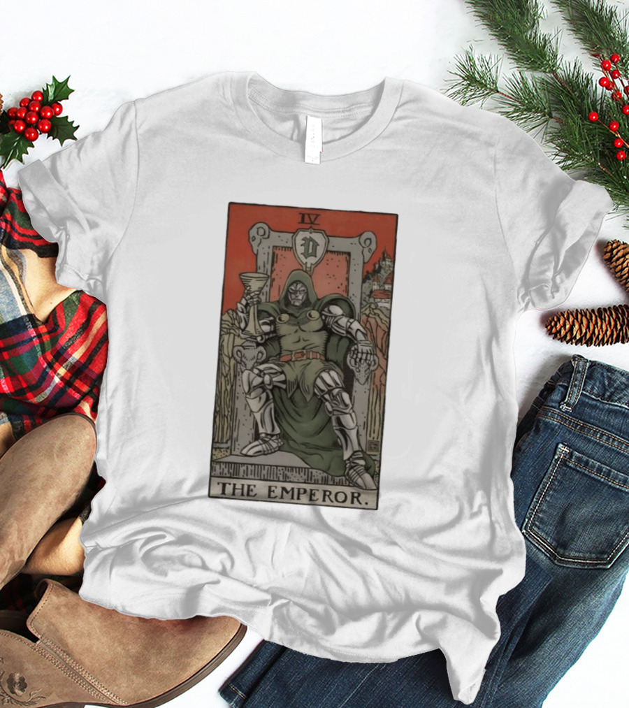 Doctor Doom IV Tarot Card The Emperor Marvel T-Shirt