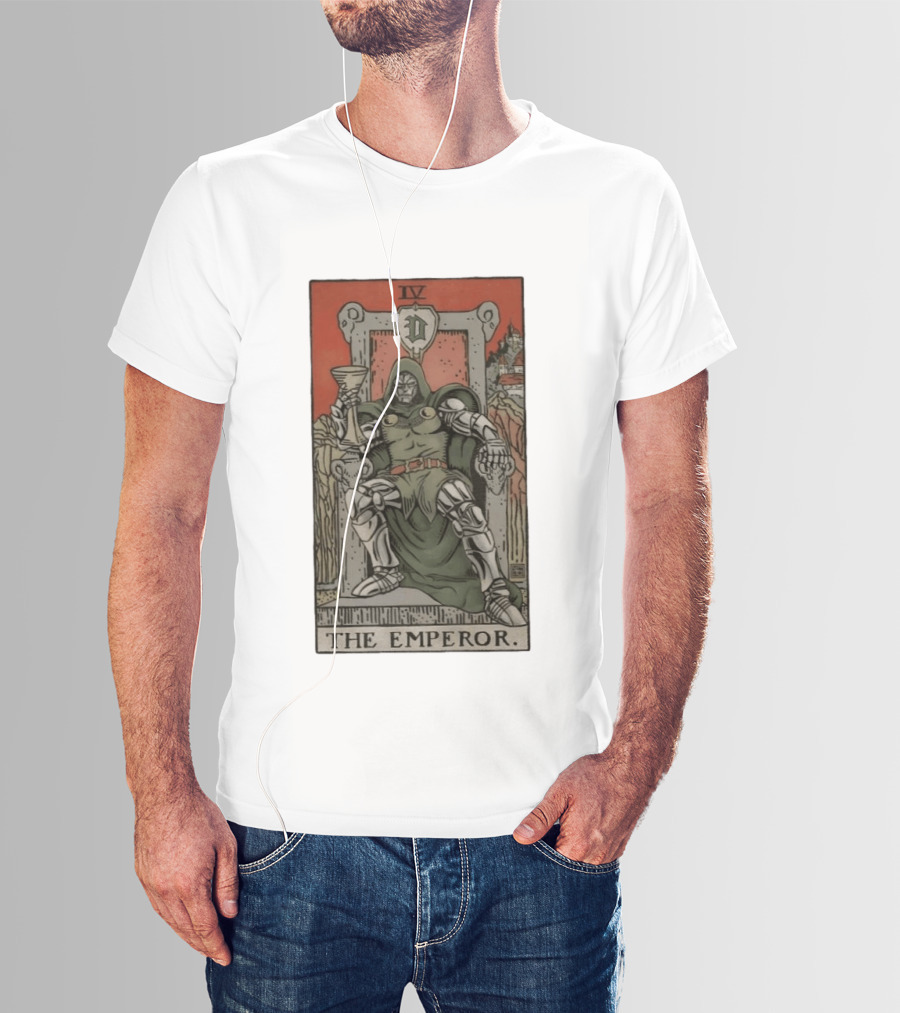 Doctor Doom IV Tarot Card The Emperor Marvel T-Shirt