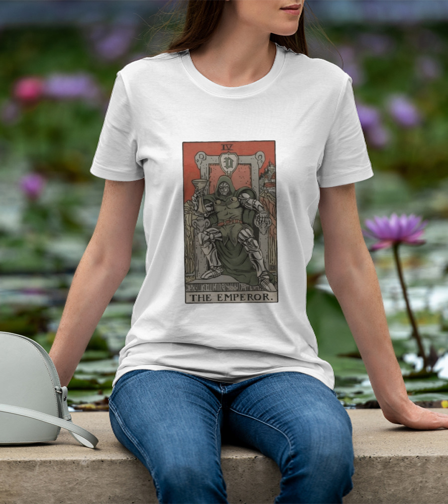 Doctor Doom IV Tarot Card The Emperor Marvel T-Shirt