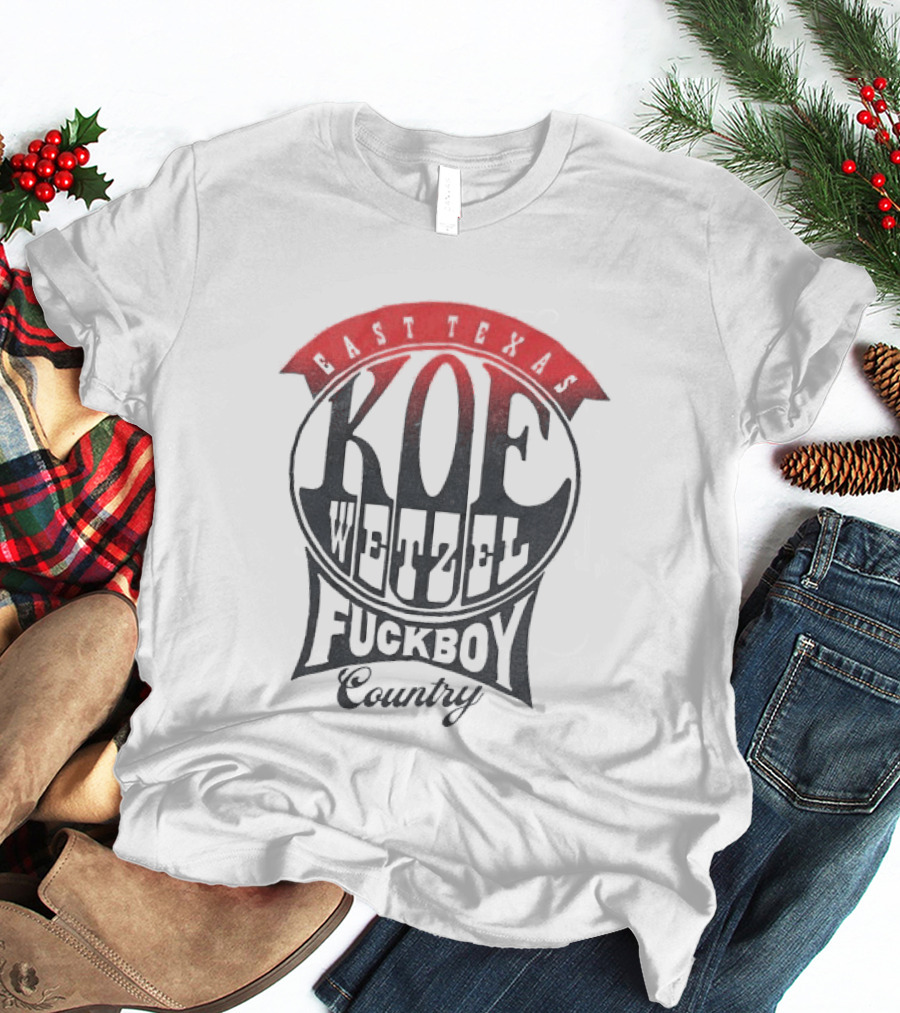 Koe Wetzel East Texas Fuckboy Country Bowtie T-Shirt