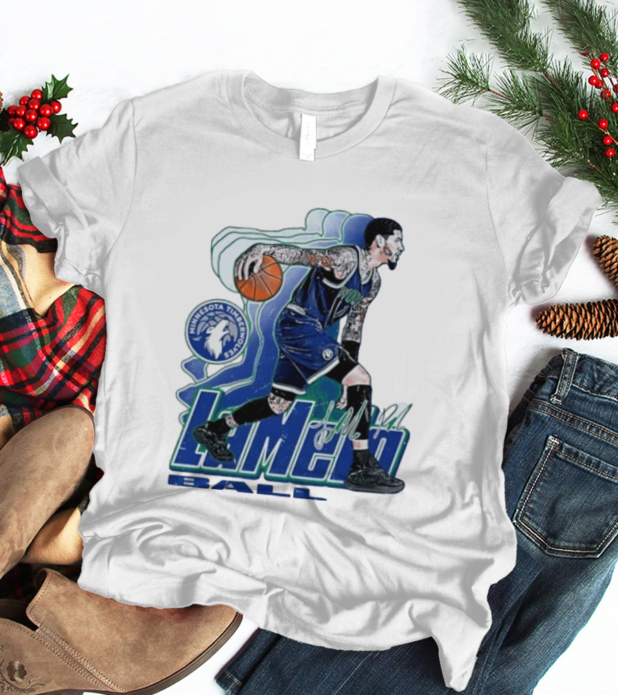 Minnesota Timberwolves LaMelo Ball 2026 Basketball T-Shirt
