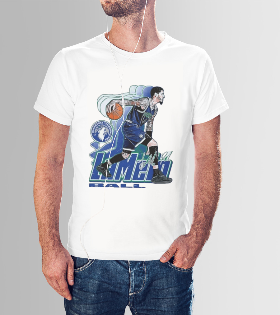 Minnesota Timberwolves LaMelo Ball 2026 Basketball T-Shirt