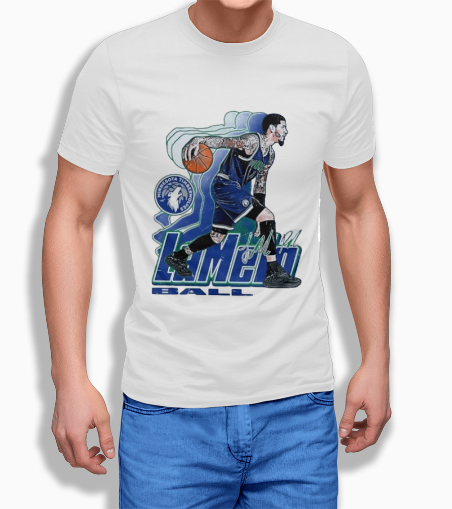 Minnesota Timberwolves LaMelo Ball 2026 Basketball T-Shirt