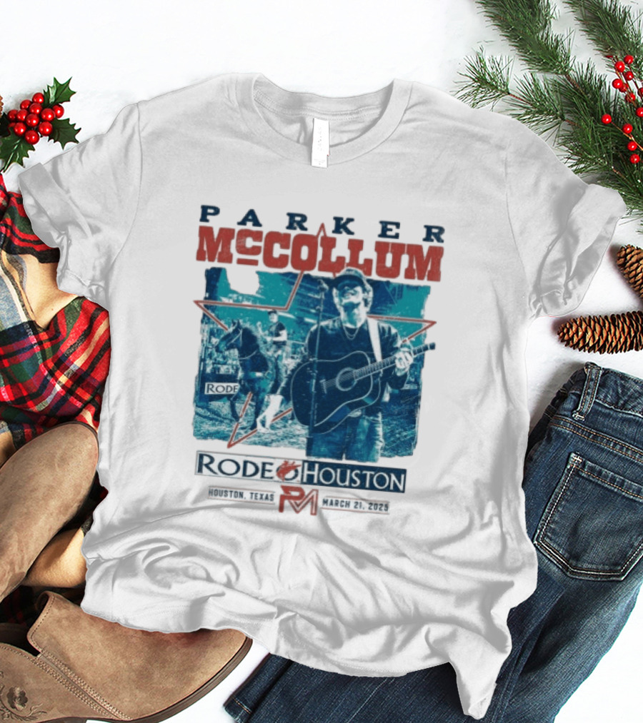 Parker McCollum Live At Rodeo Houston Texas March 21 2025 T-Shirt