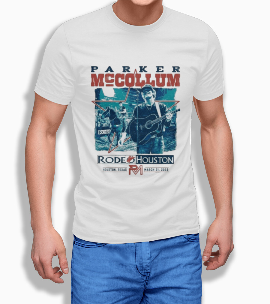 Parker McCollum Live At Rodeo Houston Texas March 21 2025 T-Shirt