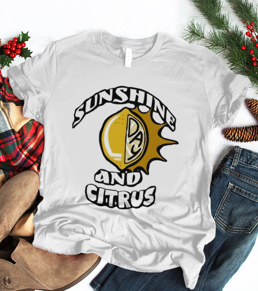 Sunshine Day And Citrus Sun Summer Lemon T-Shirt