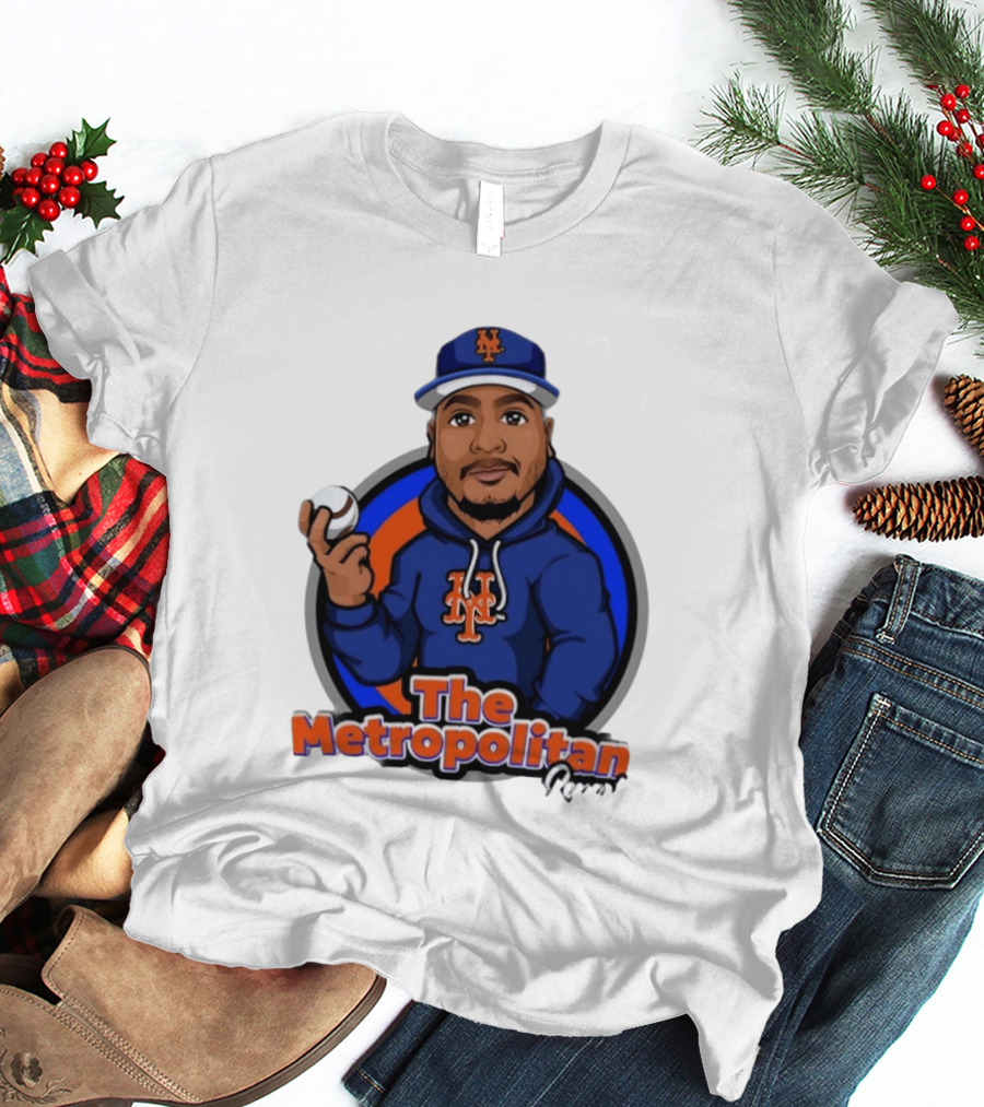 The Metropolitan Report New York Mets Baseball Fan T-Shirt