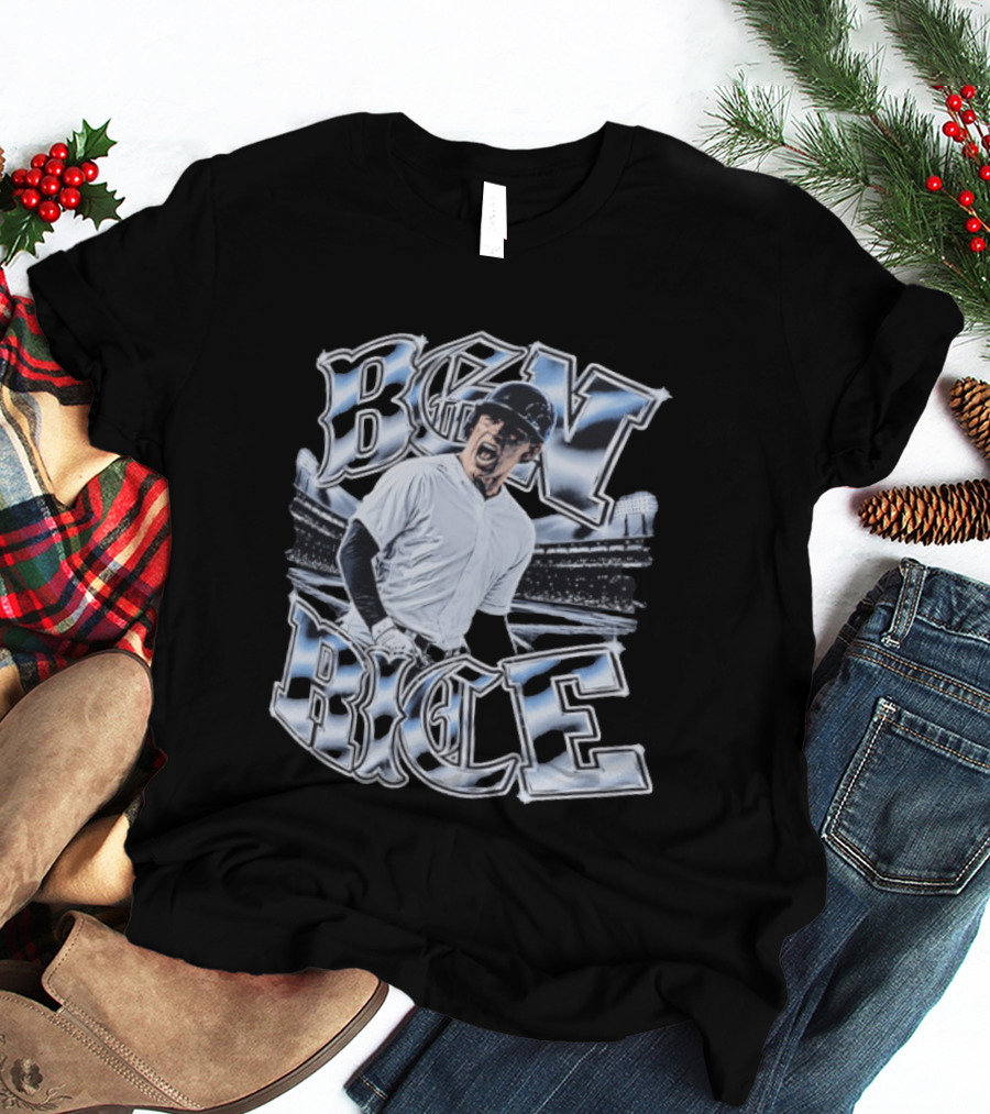 Ben Rice New York Yankees October Power Baseball Stadium T-Shirt