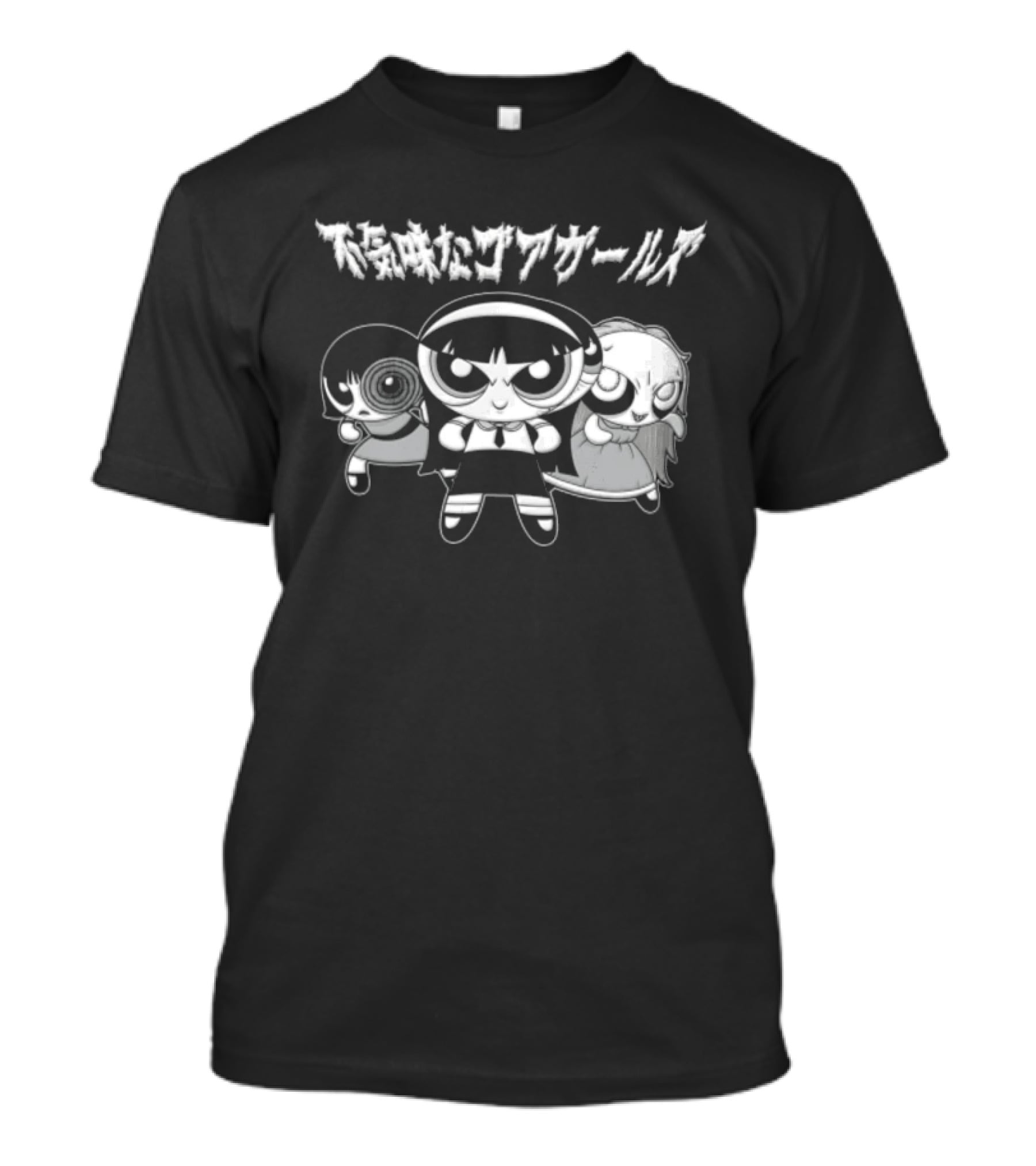 Creepy Gore Girls Japanese Horror Characters T-Shirt