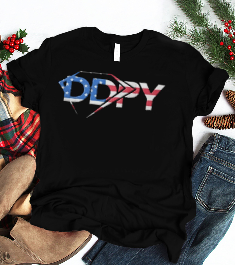 Ddpy Diamond American Flag Stars Stripes T-Shirt
