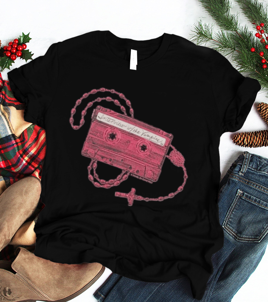 Interview With The Vampire Cassette Tape Necklace T-Shirt