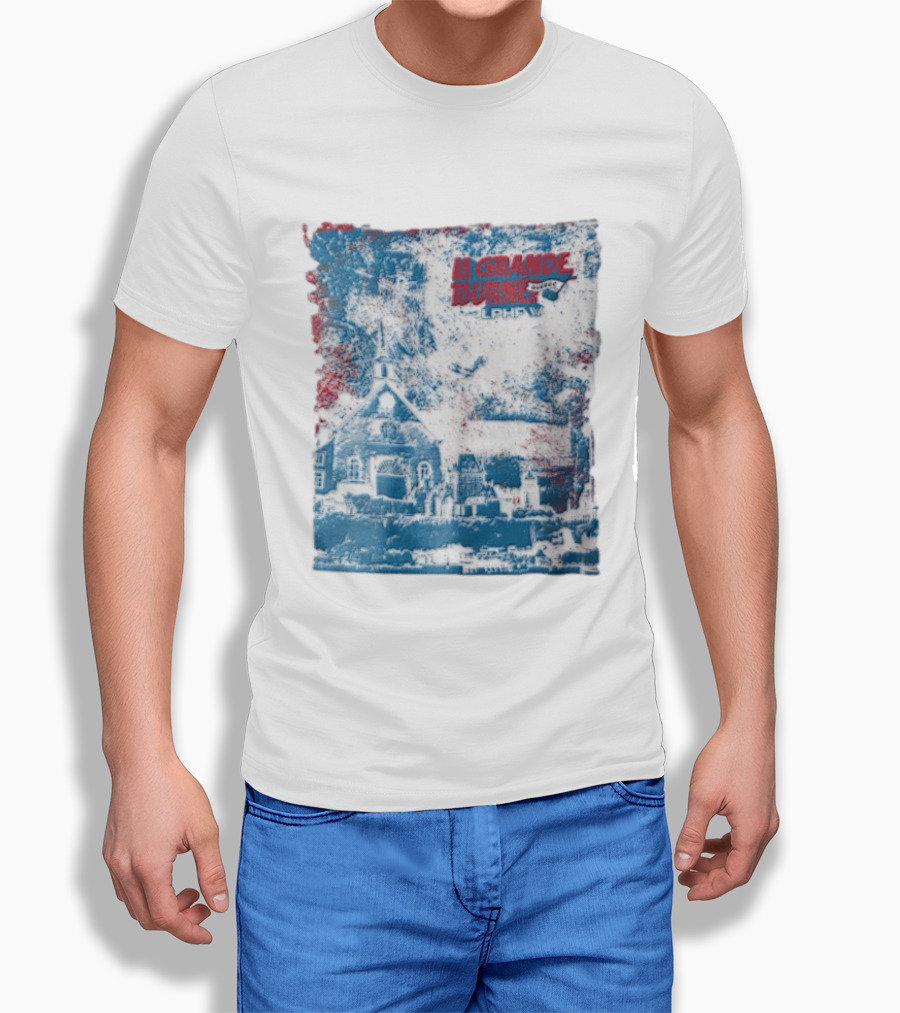 Lphf La Grande Tournee Quebec City Skyline Church Buildings T-Shirt