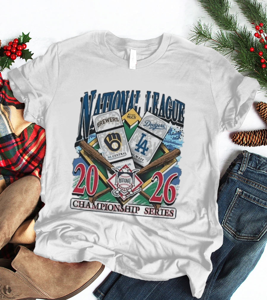 Milwaukee Brewers Los Angeles Dodgers 2026 National League Championship Series Matchup T-Shirt