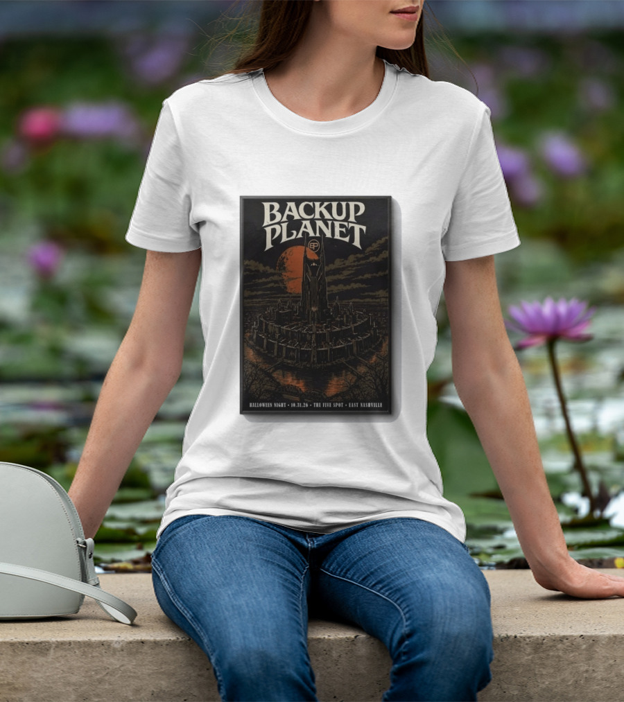Halloween Night Backup Planet The Five Spot East Nashville 10.31.26 T-Shirt
