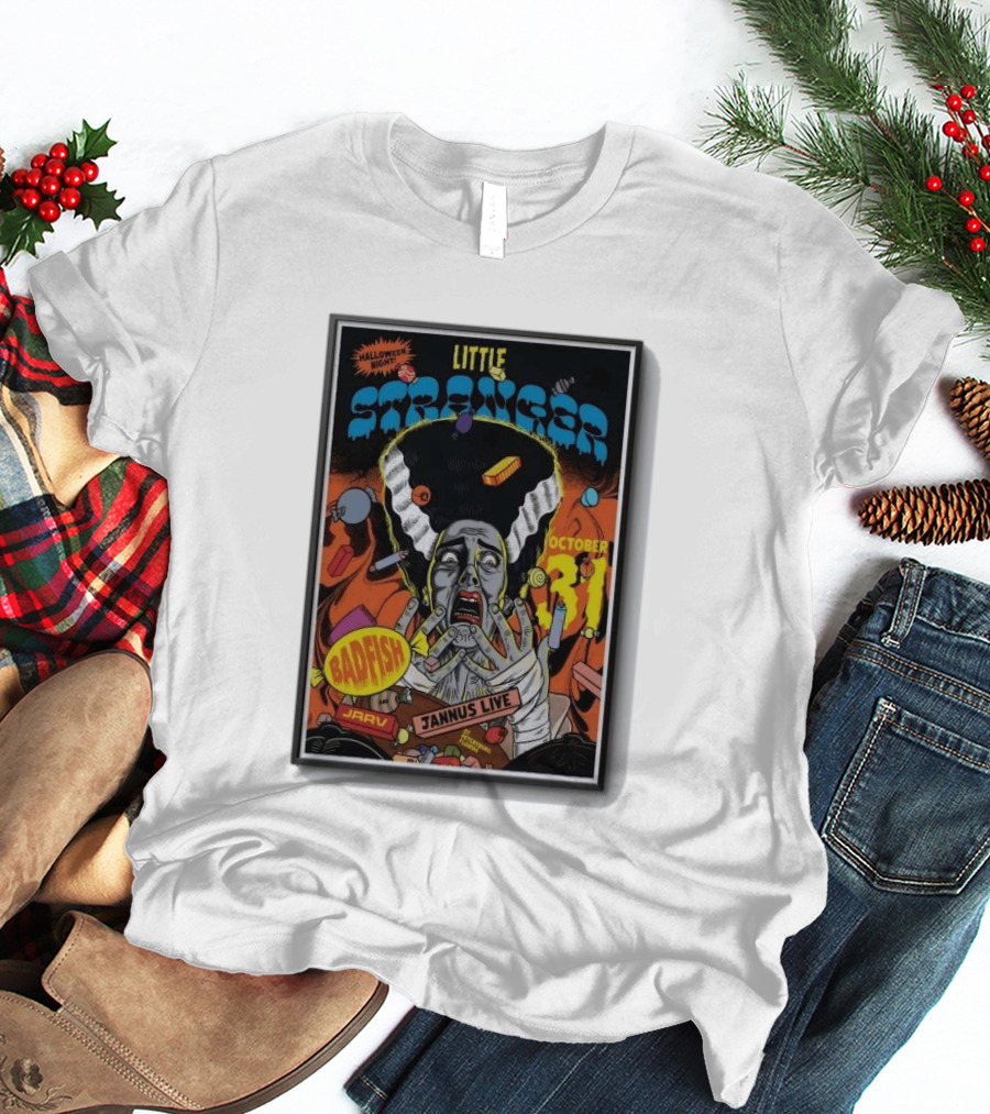 Little Stranger Halloween Night Badfish Jarv Jannus Live October 31 St. Petersburg FL 2026 T-Shirt