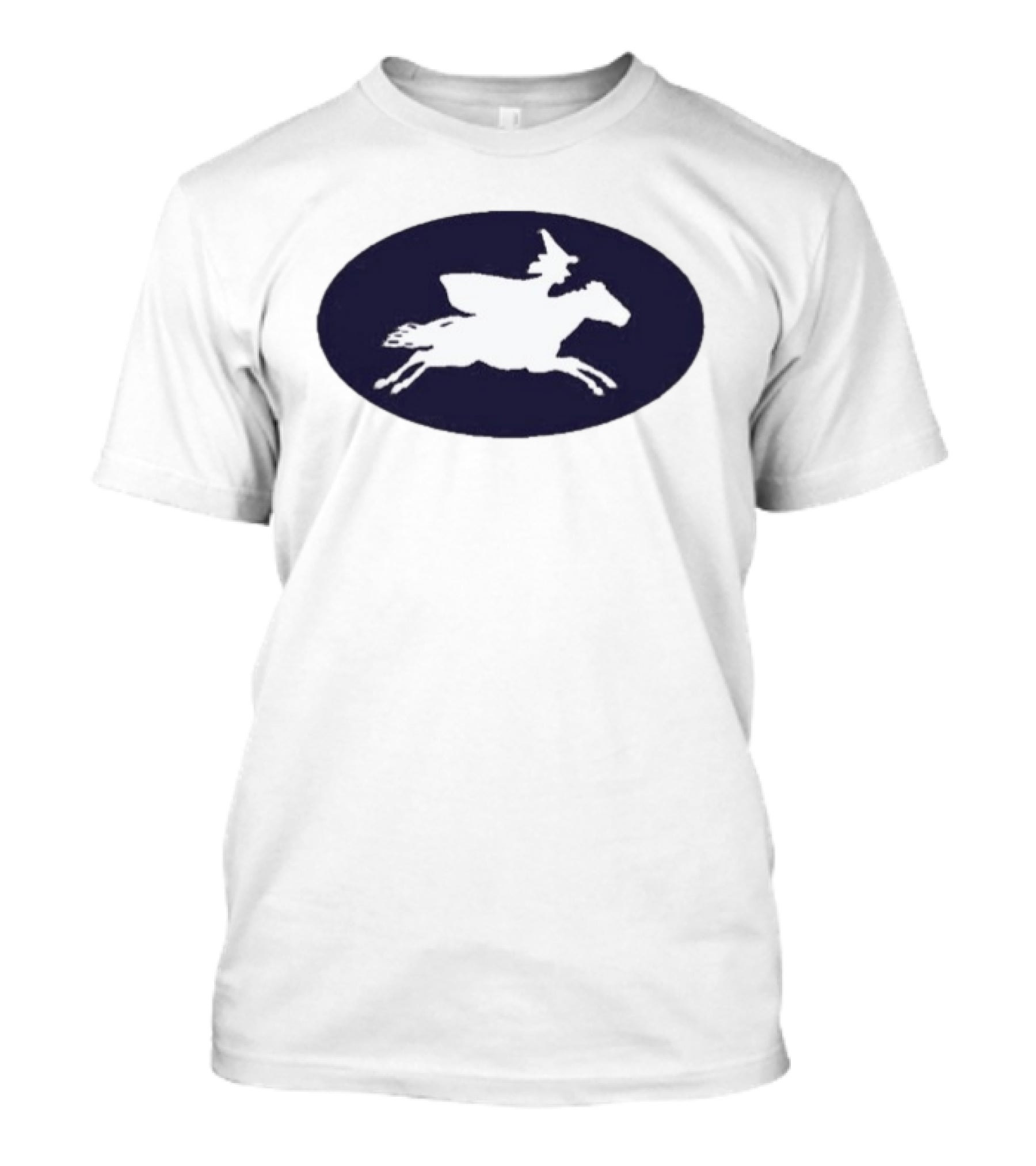 Witch Riding Horse Halloween T-Shirt