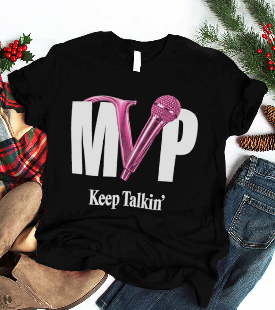 A'ja Wilson Las Vegas Aces MVP Keep Talkin 2020 2026 T-Shirt