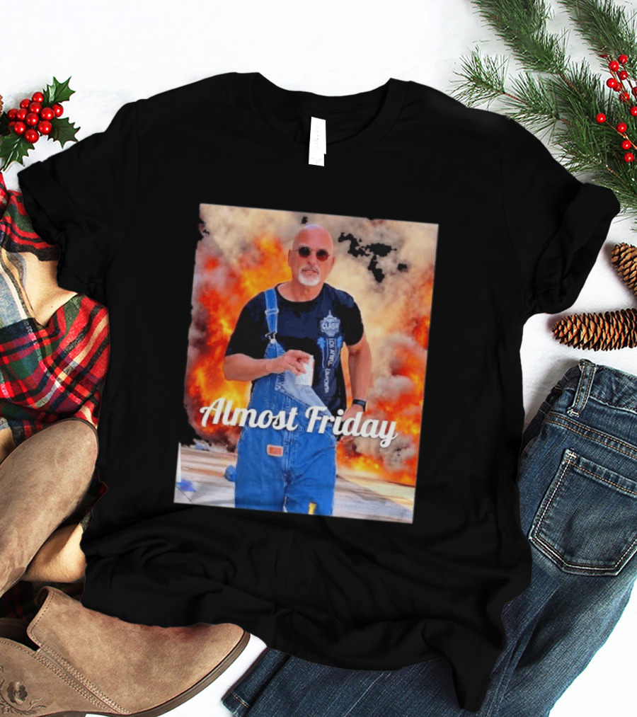 Almost Friday Howie Mandel Clash Explosion Scene T-Shirt