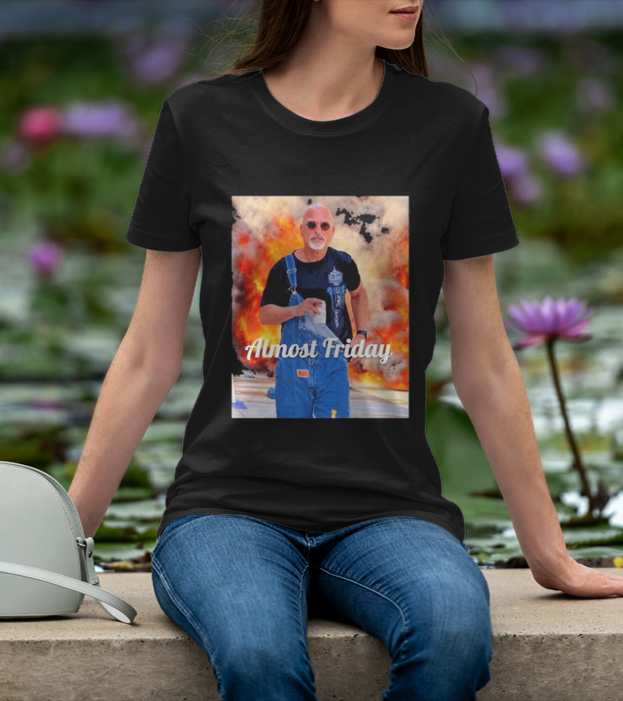 Almost Friday Howie Mandel Clash Explosion Scene T-Shirt