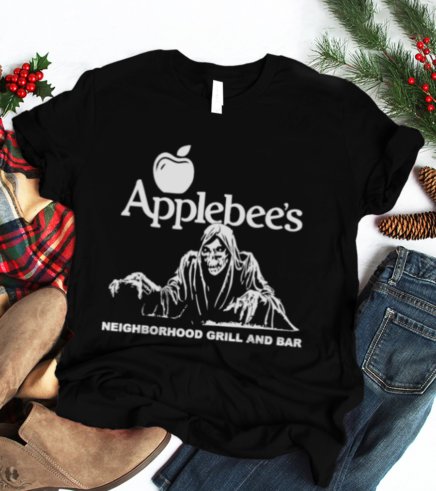 Applebee's Neighborhood Grill And Bar Grim Reaper T-Shirt