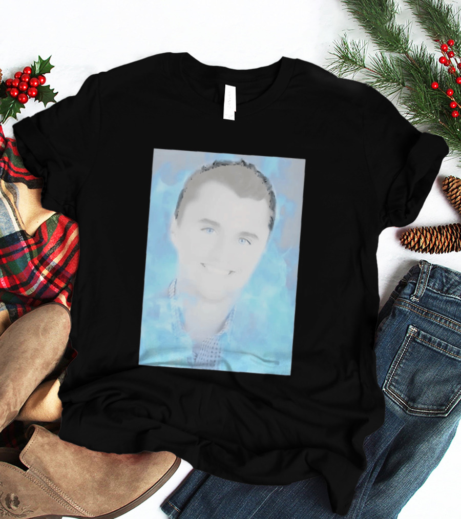 Charlie Kirk Turning Point USA Conservative Blue Aura T-Shirt