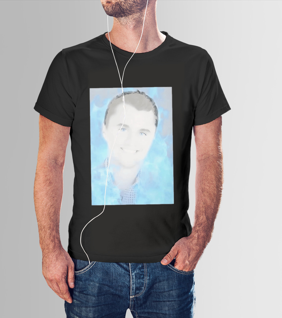 Charlie Kirk Turning Point USA Conservative Blue Aura T-Shirt