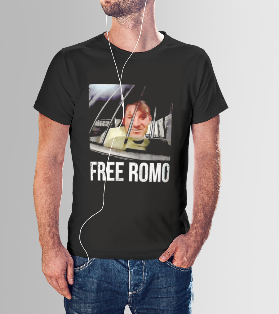 FREE ROMO Football Quarterback Prison Bars T-Shirt