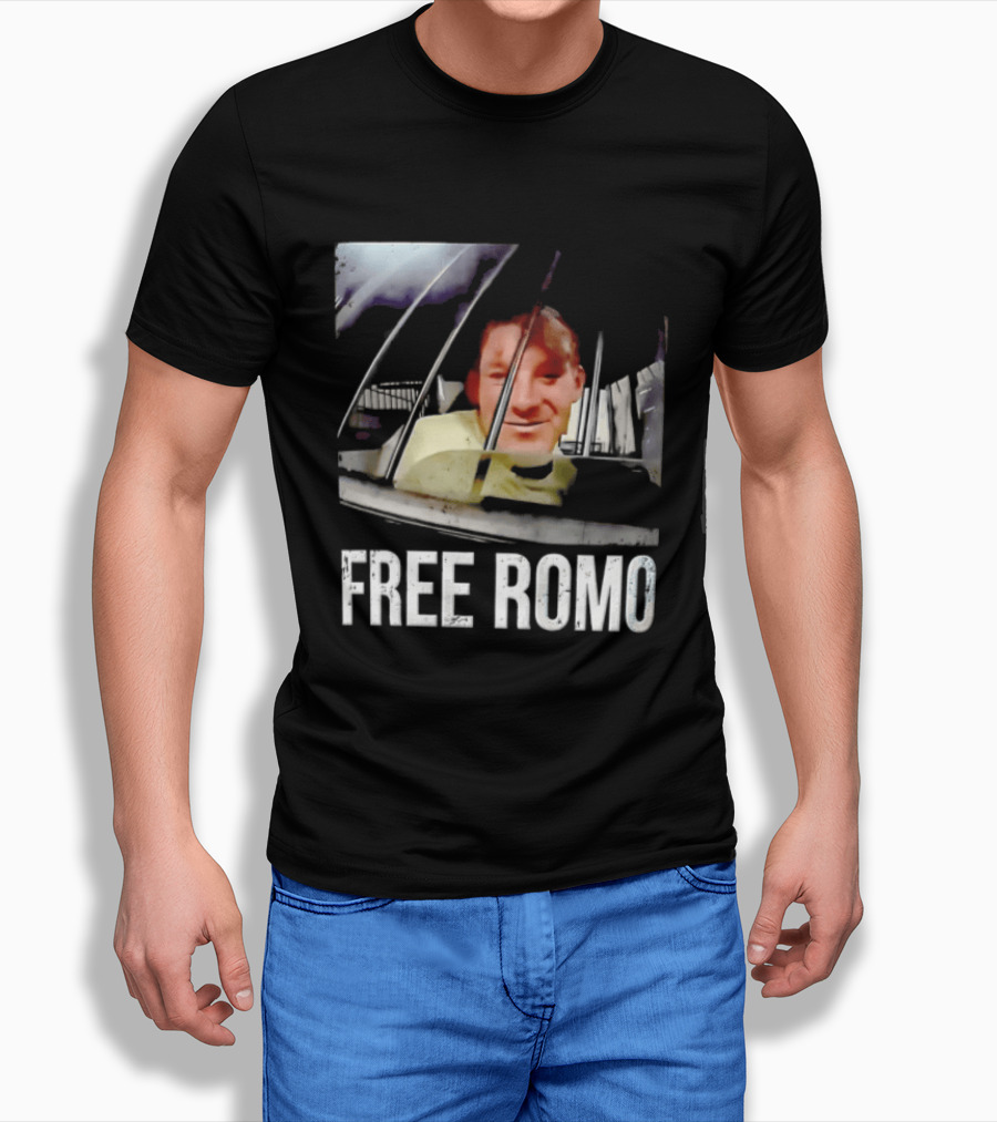 FREE ROMO Football Quarterback Prison Bars T-Shirt