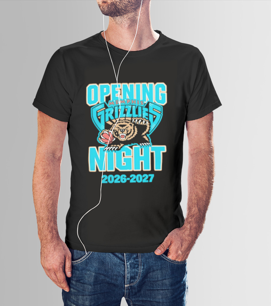NBA Opening Night 2026 2027 Memphis Grizzlies T-Shirt