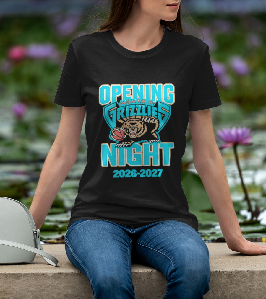 NBA Opening Night 2026 2027 Memphis Grizzlies T-Shirt