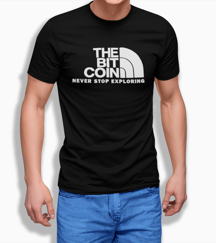 The Bit Coin Never Stop Exploring Adventure T-Shirt