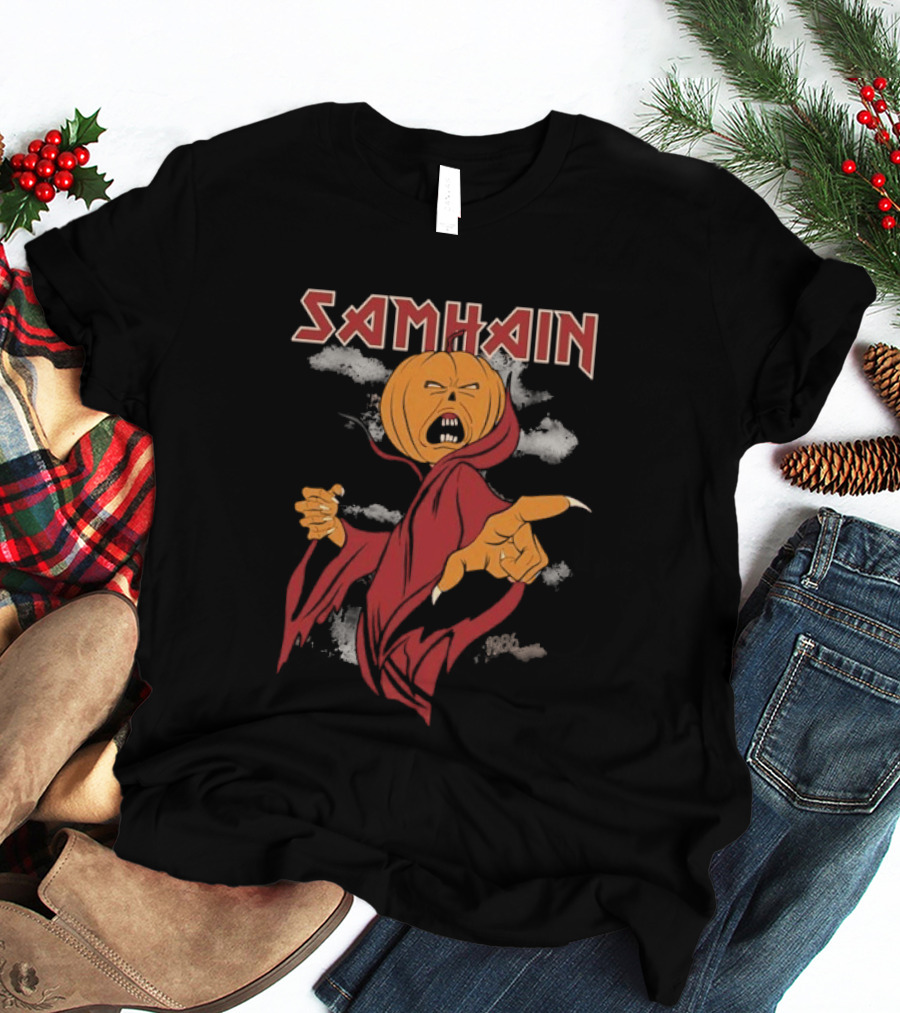 The Real Ghostbusters Samhain Halloween Pumpkin Spirit T-Shirt