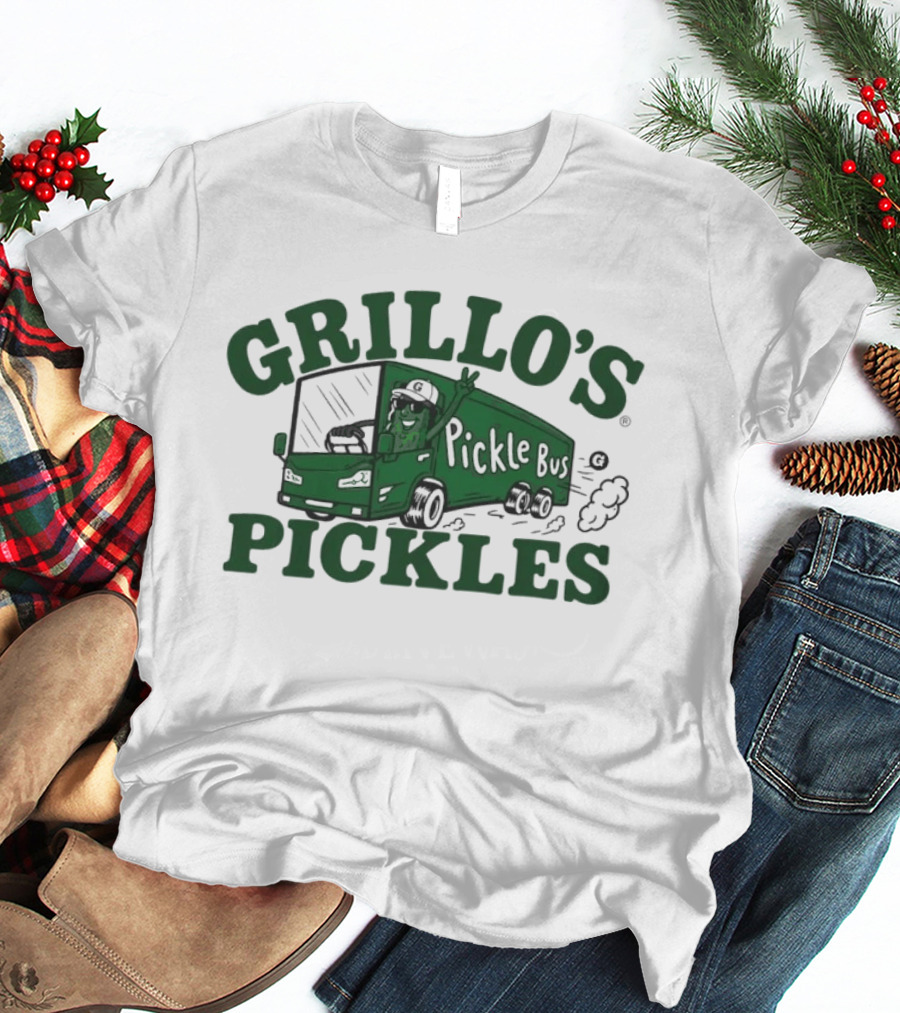 Basement Grillo's Pickles Pickle Bus T-Shirt