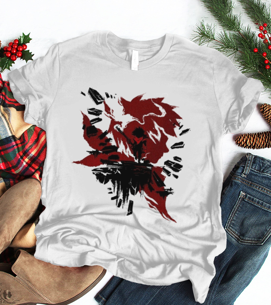 Bastion The Kid Red Silhouette Gaming T-Shirt
