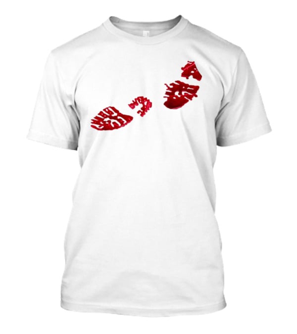 Night Lovell Bloodprints Dark Aesthetic T-Shirt