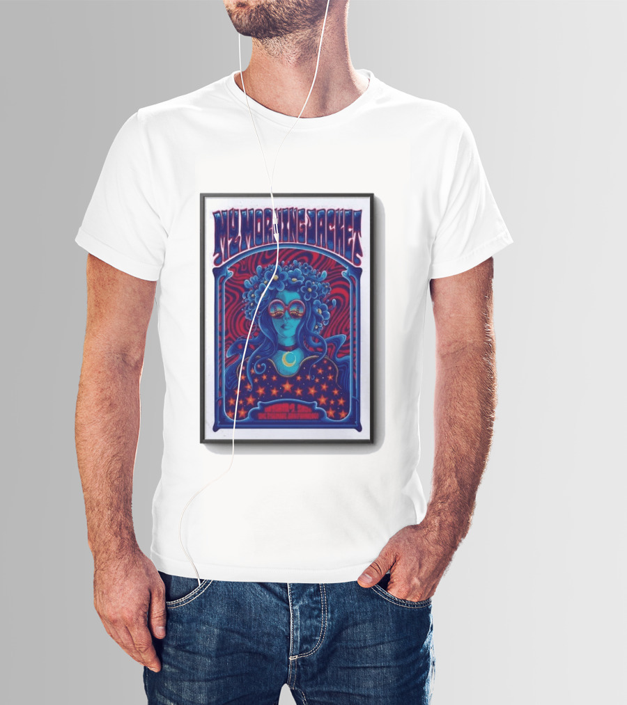 My Morning Jacket San Francisco October 9 2026 Psychedelic Floral Woman T-Shirt
