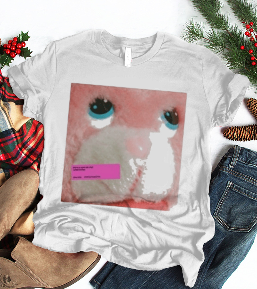 Royel Otis Hickey Album Pink Fluffy Bunny Face T-Shirt