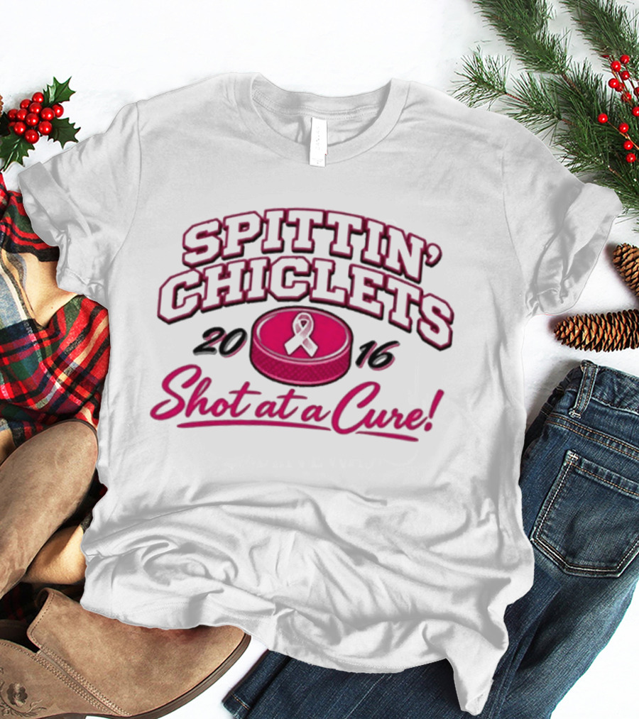 Spittin Chiclets Breast Cancer 2016 Shot At A Cure T-Shirt