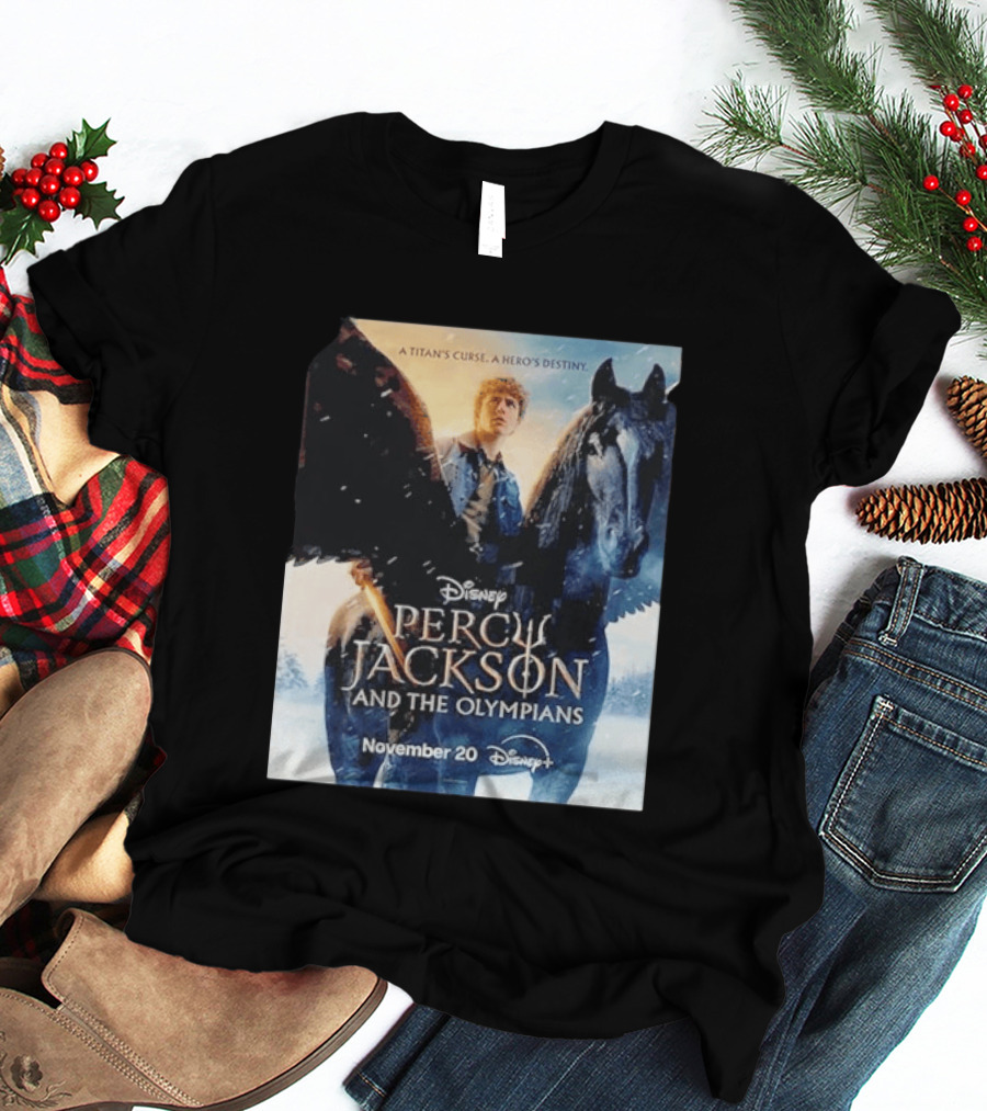 Percy Jackson And The Olympians A Titan's Curse A Hero's Destiny November 20 Disney+ T-Shirt