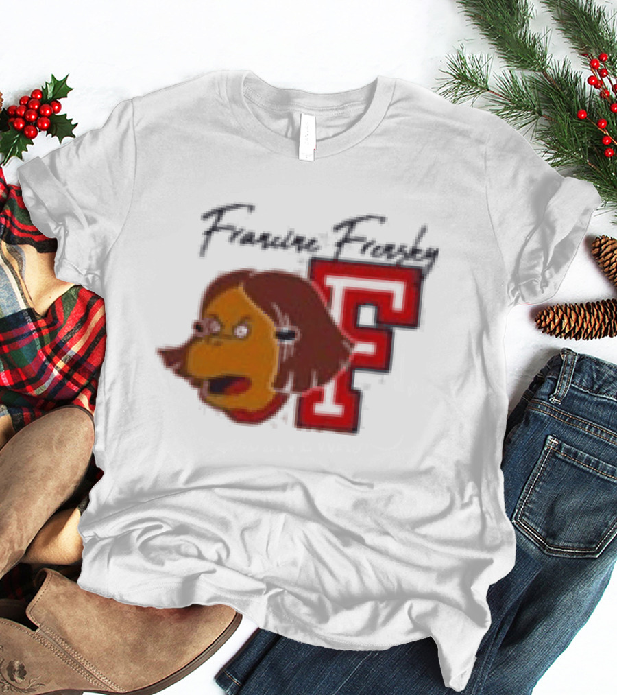 Francine Frensky F Arthur Cartoon Character Face Animation T-Shirt