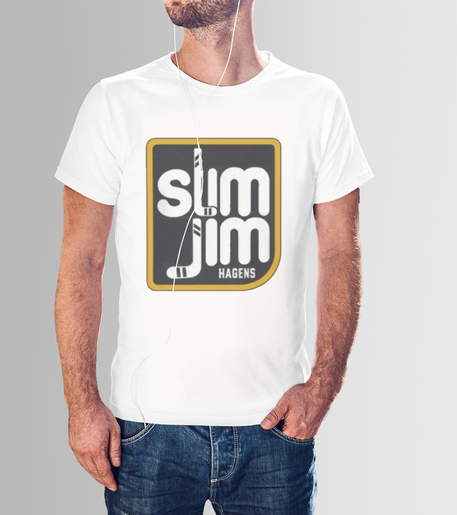Hagens Slim Jim Hockey Stick Visual T-Shirt