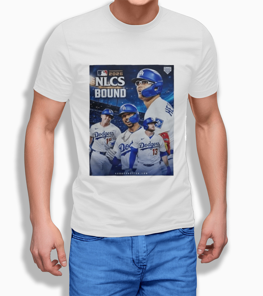 MLB 2026 NLCS Bound Los Angeles Dodgers Baseball Players T-Shirt